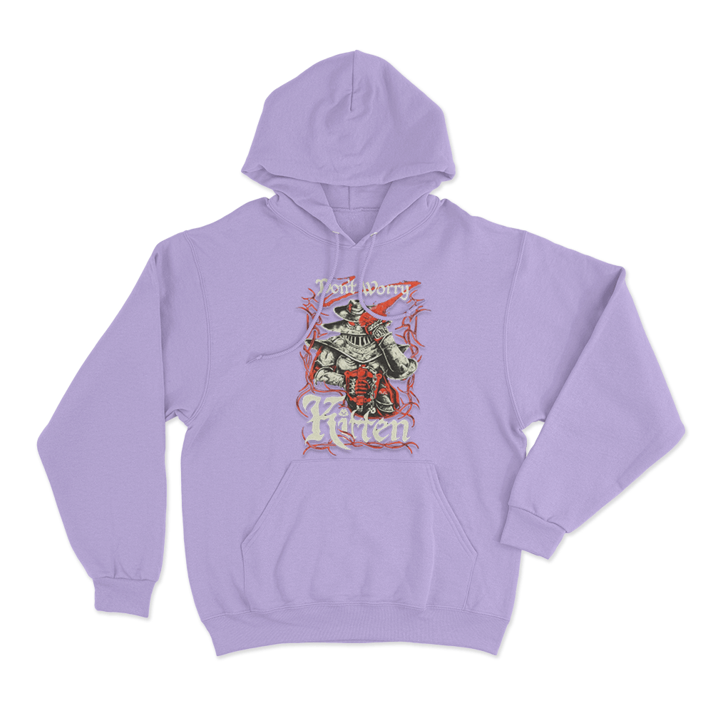 Meat Canyon Don't Worry Kitten Unisex Hoodie Purple Meat Canyon Dont Worry Kitten Unisex Hoodie Purple