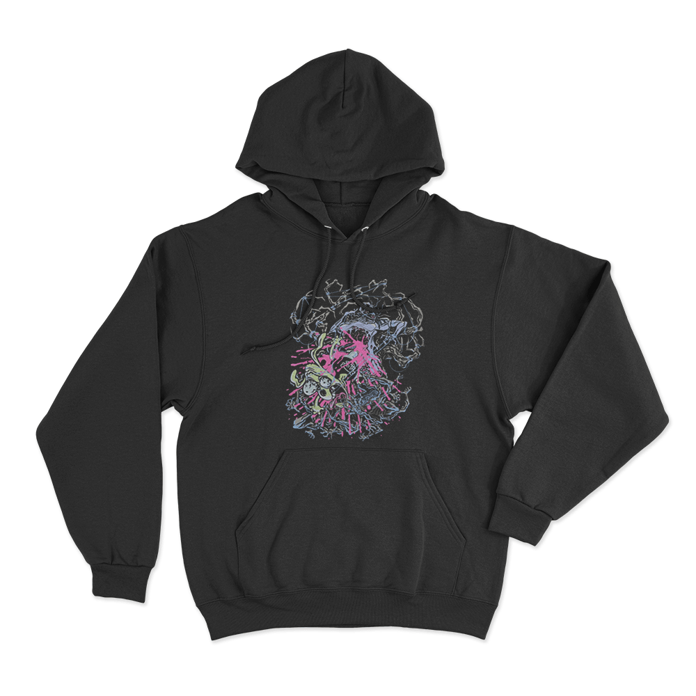 Meat Canyon Tug Unisex Hoodie Black Meat Canyon Tug Unisex Hoodie Black