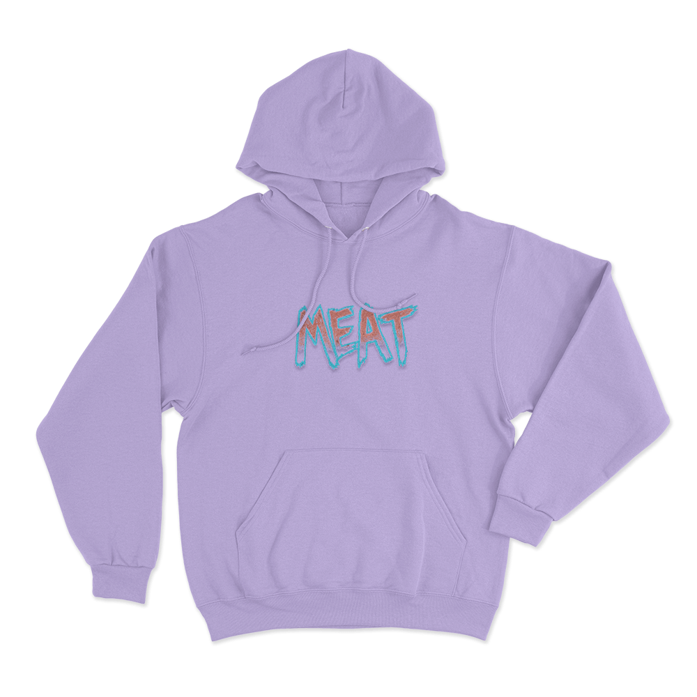 Meat Unisex Hoodie Purple Meat Unisex Hoodie Purple