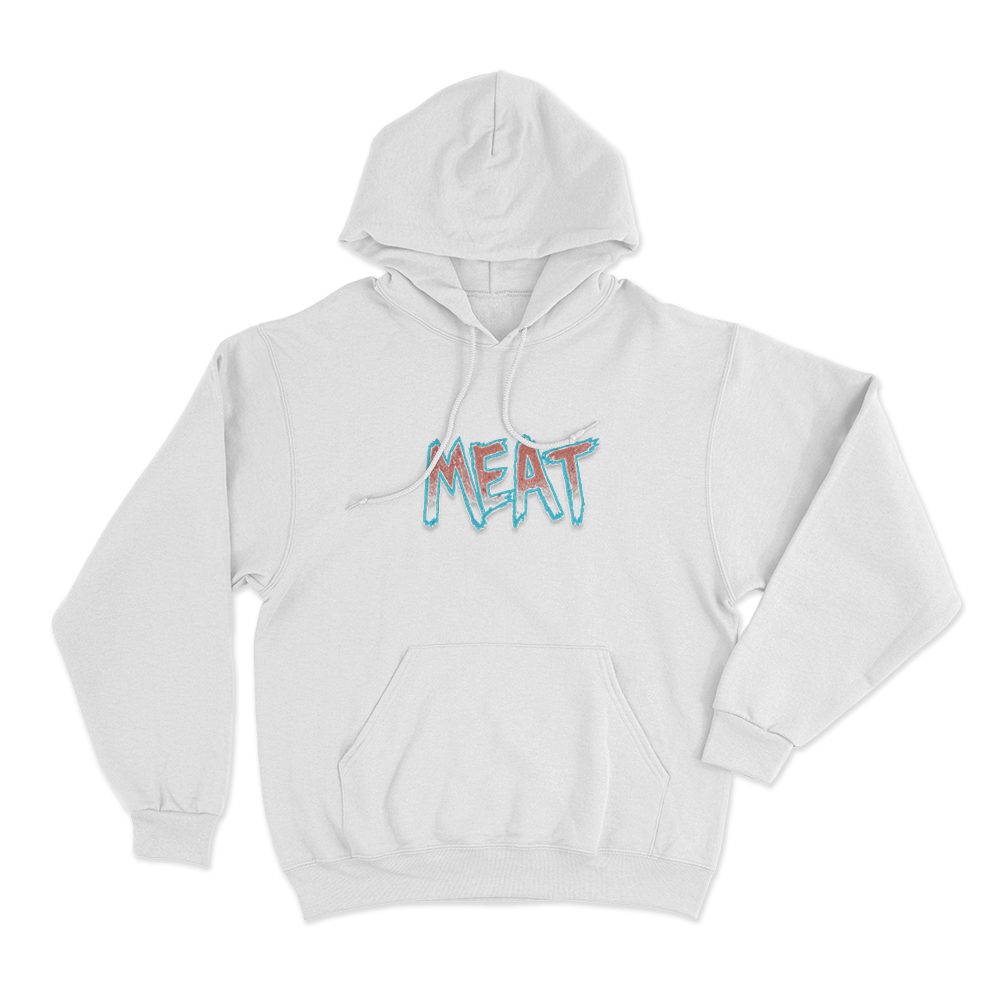 Meat Unisex Hoodie White Meat Unisex Hoodie White