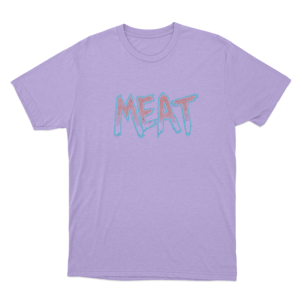 Meat Unisex T Shirt Purple Meat Unisex T Shirt Purple