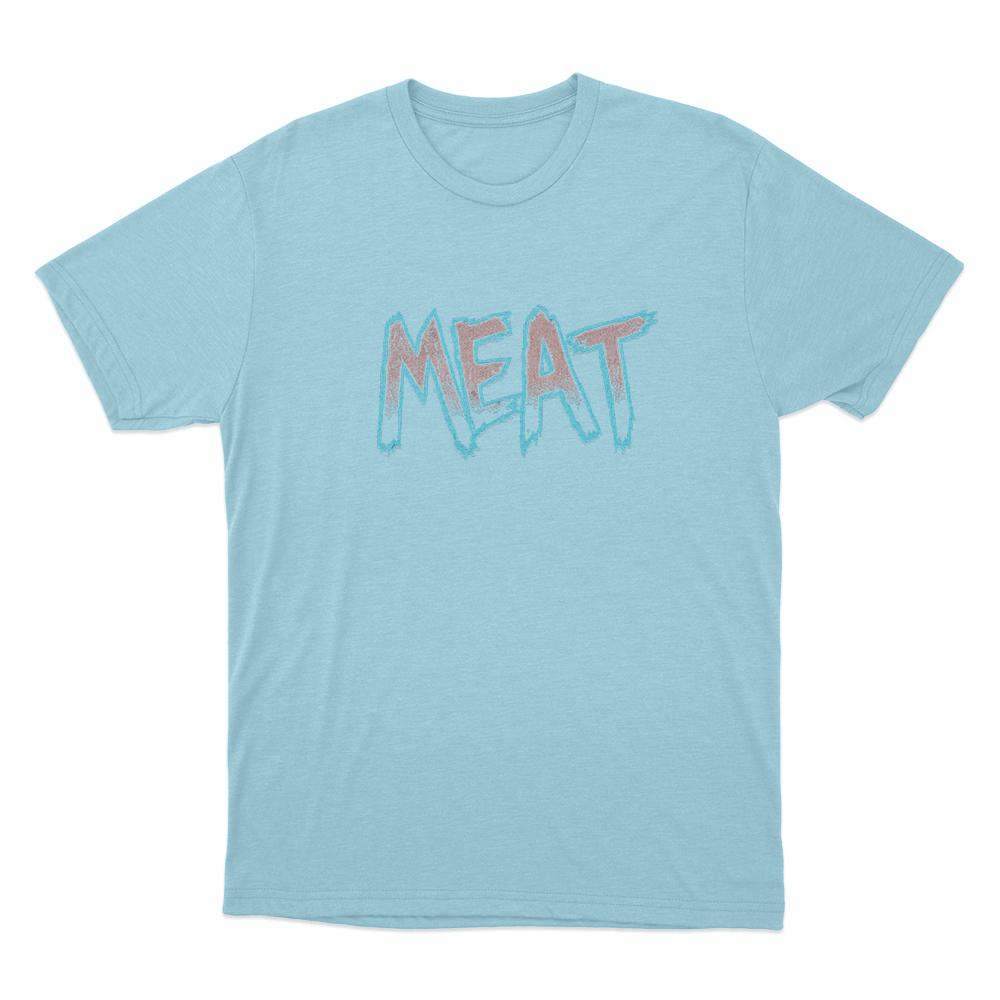 Meat Unisex T Shirt Sky Blue Meat Unisex T Shirt Sky Blue