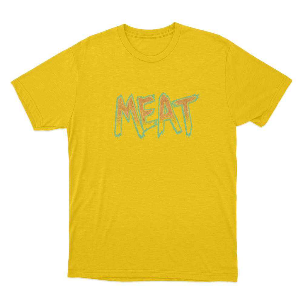 Meat Unisex T Shirt Yellow Meat Unisex T Shirt Yellow