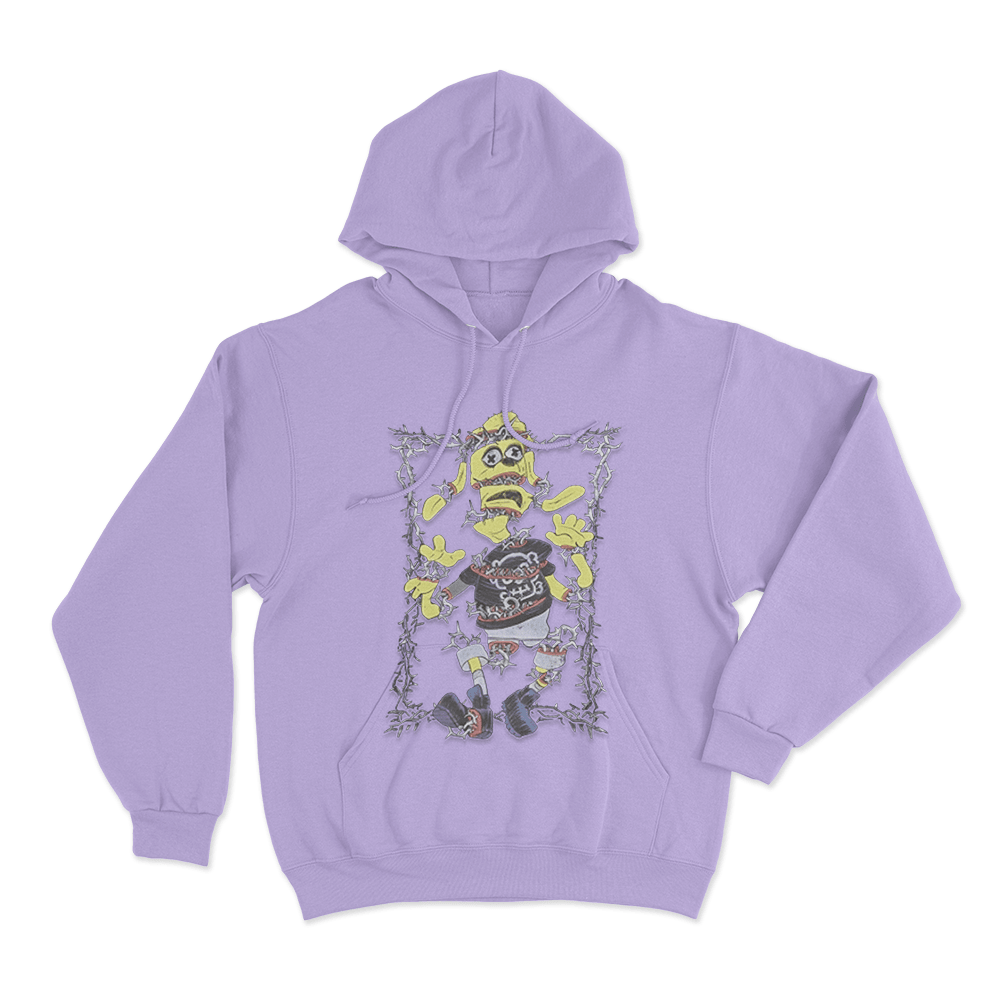 MeatCanyon Torn Unisex Hoodie Purple MeatCanyon Torn Unisex Hoodie Purple