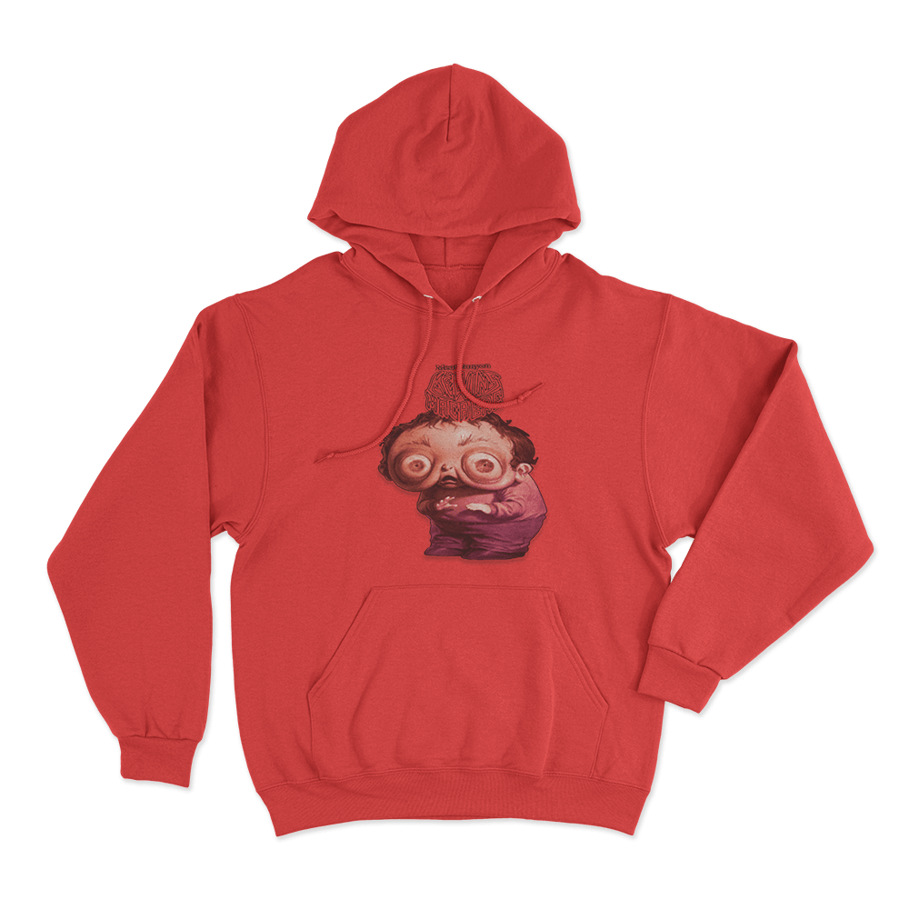 Melvin's Macabre Unisex Hoodie Red Melvins Macabre Unisex Hoodie Red