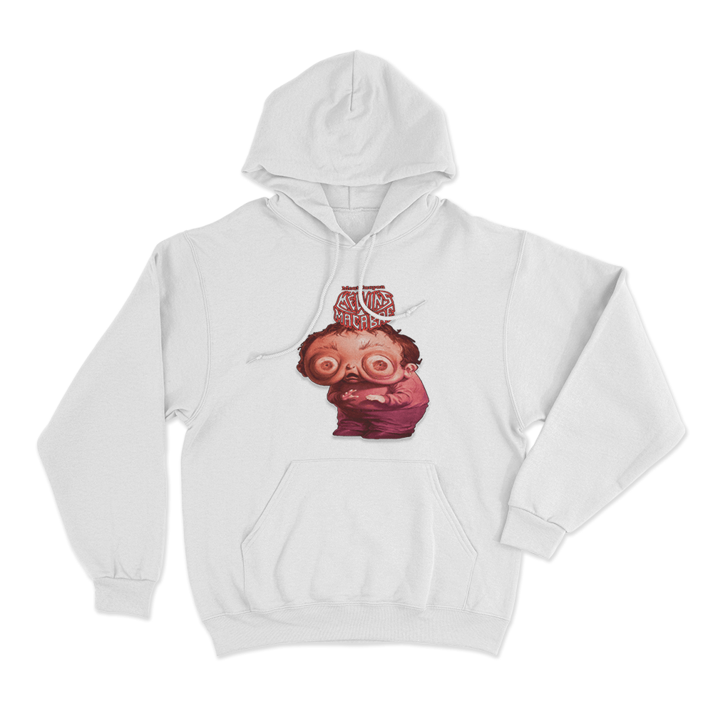 Melvin's Macabre Unisex Hoodie White Melvins Macabre Unisex Hoodie White