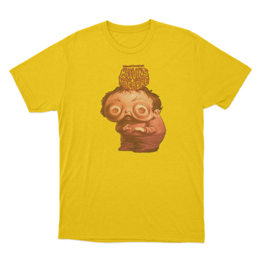 Melvin's Macabre Unisex T Shirt Yellow Melvins Macabre Unisex T Shirt Yellow