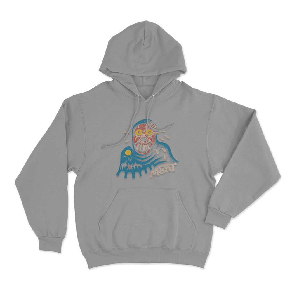 Papa Meat Meathead Unisex Hoodie Grey Papa Meat Meathead Unisex Hoodie Grey