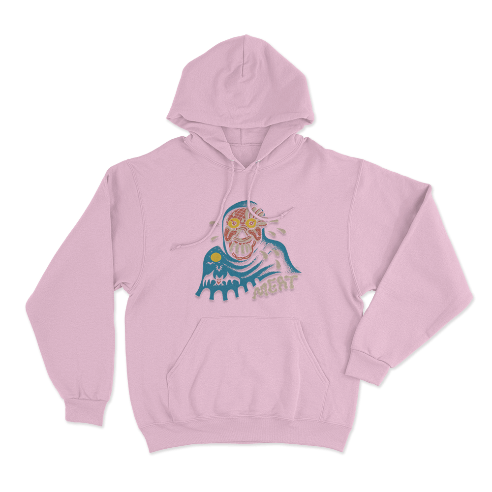 Papa Meat Meathead Unisex Hoodie Pink Papa Meat Meathead Unisex Hoodie Pink