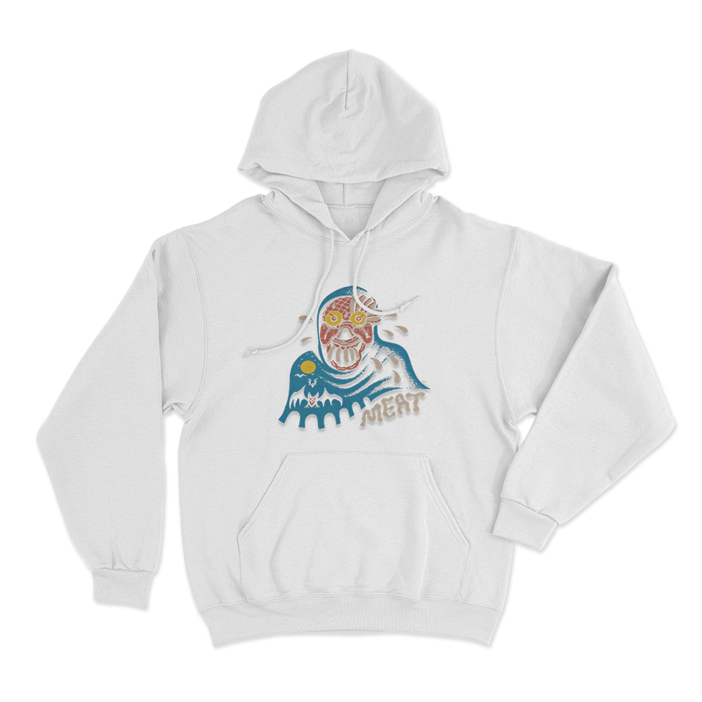 Papa Meat Meathead Unisex Hoodie White Papa Meat Meathead Unisex Hoodie White